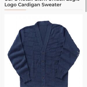 Unisex usps  Navy Cardigan Sweater